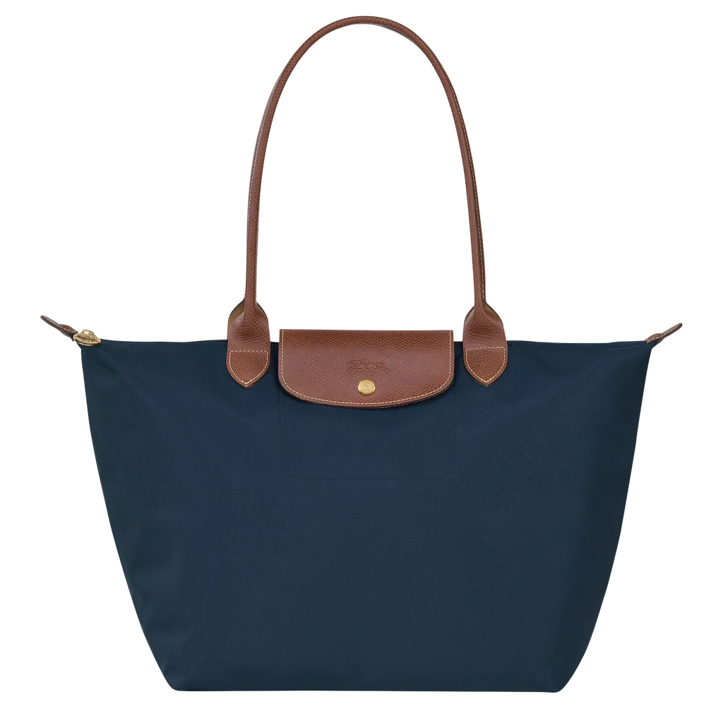 Velika tote torba Le Pliage Longchamp – tamnoplava