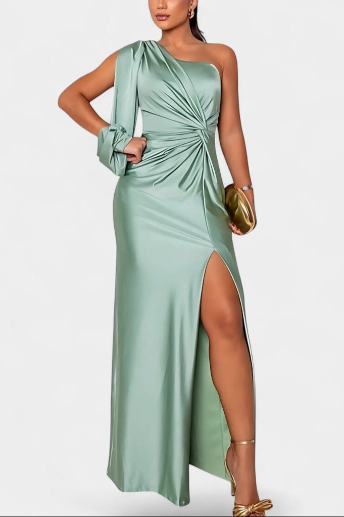 Haljina Maslinasta Elegancija