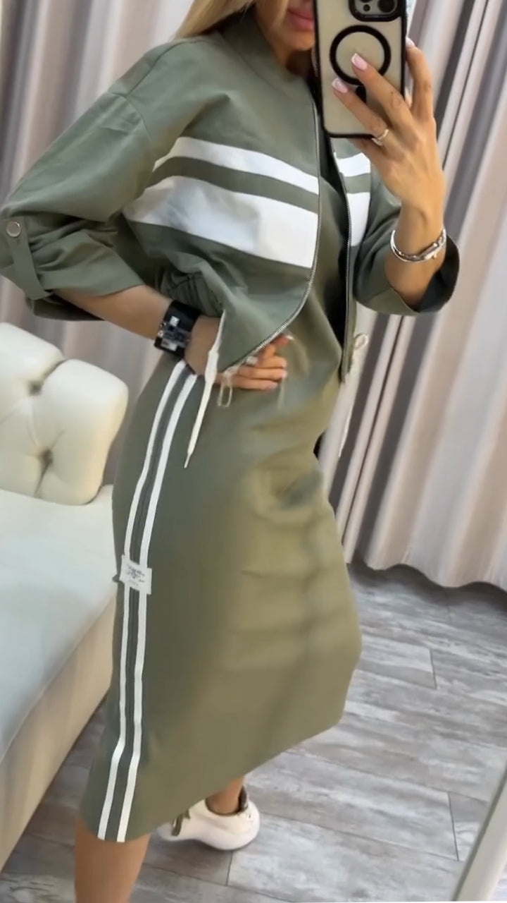 Sportski ležerna elegantna haljina