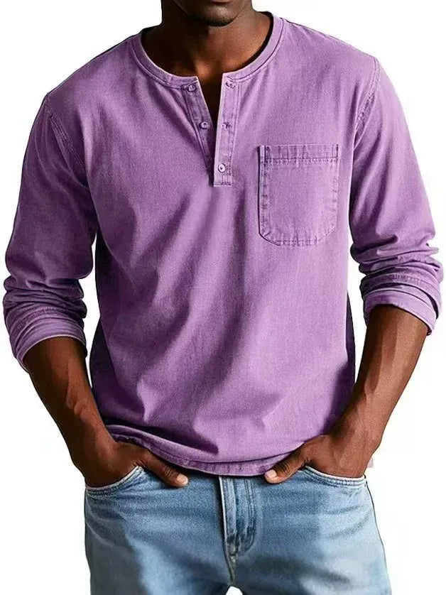 Majica s Henley izrezom Soren