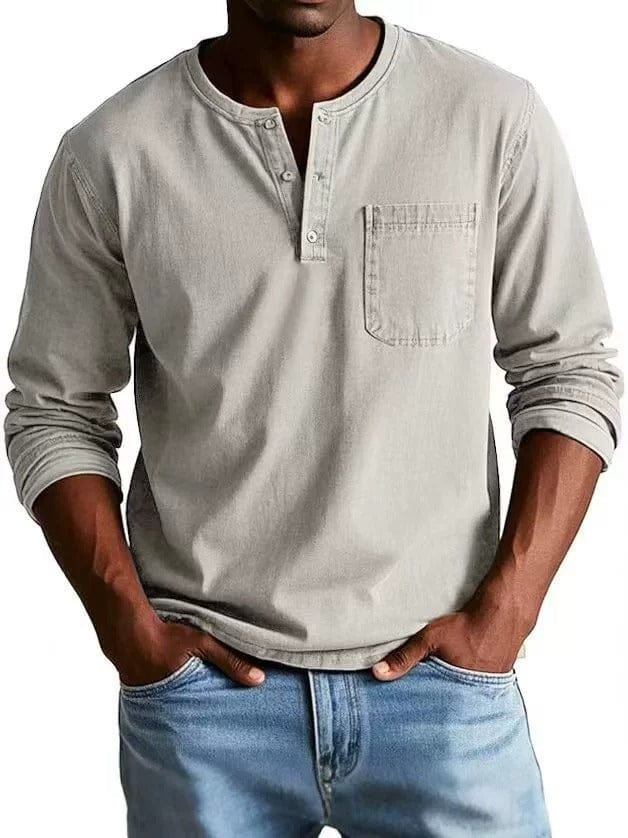 Majica s Henley izrezom Soren