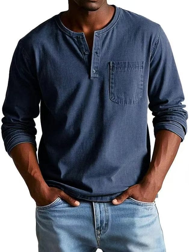 Majica s Henley izrezom Soren
